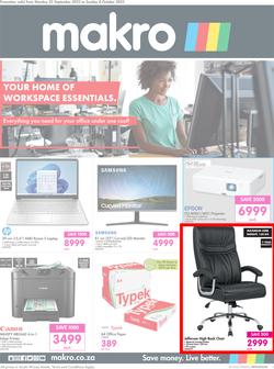 Makro : Your Home Of Workspace Essentials (25 September - 08 October 2023), page 1