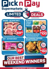 Pick n Pay Eastern Cape : Weekend Specials (20 March - 23 March 2025)