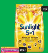 Sunlight Hand Wash Powder (All Variants)-2Kg