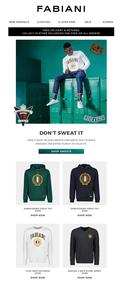 Fabiani : Don't Sweat It (Request Valid Dates From Retailer)