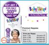 Baby Things Premium Nappies Sizes 1-4-Any 2