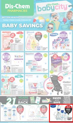 Dis-Chem : Baby Savings (17 October - 10 November 2024), page 1