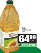 Spar Sunflower Oil-2Ltr Each