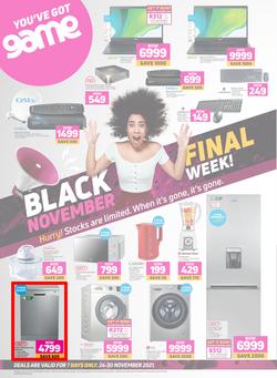 Game : Black Friday Final Week - Electronics & Appliances (24 November - 30 November 2021), page 1