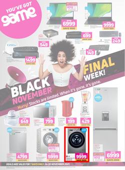 Game : Black Friday Final Week - Electronics & Appliances (24 November - 30 November 2021), page 1