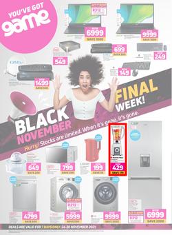 Game : Black Friday Final Week - Electronics & Appliances (24 November - 30 November 2021), page 1