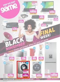 Game : Black Friday Final Week - Electronics & Appliances (24 November - 30 November 2021), page 1