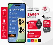 Tecno Spark 20P 4G Box Deal