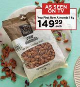 You First Raw Almonds-1kg