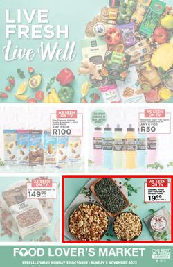 Food Lover's Market Eastern Cape : Live Fresh, Live Well (30 October - 05 November 2023), page 1