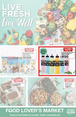 Food Lover's Market Eastern Cape : Live Fresh, Live Well (30 October - 05 November 2023), page 1