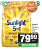 Sunlight 5 In 1 Handwash Powder Assorted-3kg