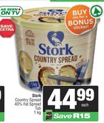 Stork Country Spread 40% Fat Spread Tub-1kg