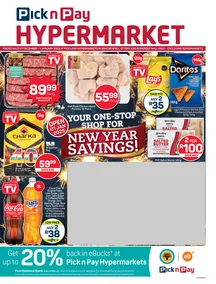 Pick n Pay Hypermarket Western Cape : New Year Specials (27 December 2024 - 01 January 2025)