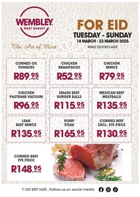 Wembley Meat Market : Specials (18 march - 23 March 2025)