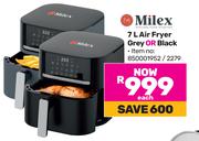Milex 7L Air Fryer Grey Or Black-Each