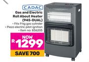 Cadac Gas & Electric Roll About Heater 945-DUAL