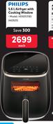 Philips 5.6L Air Fryer With Cooking Window HD9257/80