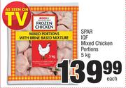 Spar IQF Mixed Chicken Portions-5kg Each
