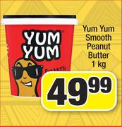 Yum Yum Smooth Peanut Butter-1kg