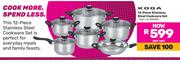 Koga 12-Piece Stainless Steel Cookware Set 834321-Per Set