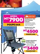 Ozark Trail Gazebo de 3 x 3m com 2 paineis Laterais