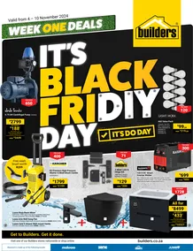 Builders : It's Black FriDIY Day (04 November - 10 November 2024)