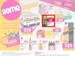 Game Liquor : Stock Up With Our Everyday Low, Low Prices (23 March - 27 March 2022), page 1