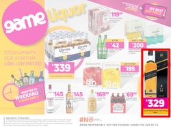Game Liquor : Stock Up With Our Everyday Low, Low Prices (23 March - 27 March 2022), page 1