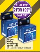 Biogen Kedley Kinesiology Sports Tape-5m