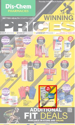 Dis-Chem : Winning Prices (15 February - 17 March 2024), page 1