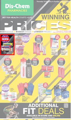 Dis-Chem : Winning Prices (15 February - 17 March 2024), page 1
