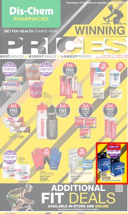 Dis-Chem : Winning Prices (15 February - 17 March 2024), page 1