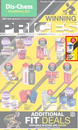 Dis-Chem : Winning Prices (15 February - 17 March 2024), page 1