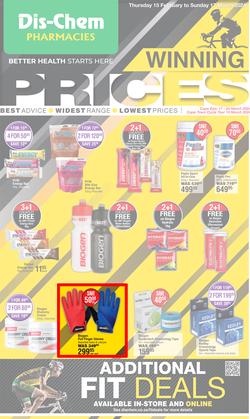 Dis-Chem : Winning Prices (15 February - 17 March 2024), page 1
