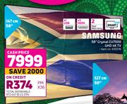 Samsung 58" Crystal CU7000 UHD 4K TV