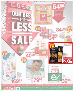 SPAR EASTERN CAPE : Our Best For Less (22 June - 4 July 2021) Valid In Acres, Algoa Park, Aspen, Burgersdorp, Cambridge, Cradock, Crossways, Dagbreek, Fig Tree, Lighthouse, Seaview, Sherwood, page 1