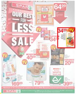 SPAR EASTERN CAPE : Our Best For Less (22 June - 4 July 2021) Valid In Acres, Algoa Park, Aspen, Burgersdorp, Cambridge, Cradock, Crossways, Dagbreek, Fig Tree, Lighthouse, Seaview, Sherwood, page 1