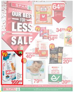 SPAR EASTERN CAPE : Our Best For Less (22 June - 4 July 2021) Valid In Acres, Algoa Park, Aspen, Burgersdorp, Cambridge, Cradock, Crossways, Dagbreek, Fig Tree, Lighthouse, Seaview, Sherwood, page 1