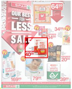 SPAR EASTERN CAPE : Our Best For Less (22 June - 4 July 2021) Valid In Acres, Algoa Park, Aspen, Burgersdorp, Cambridge, Cradock, Crossways, Dagbreek, Fig Tree, Lighthouse, Seaview, Sherwood, page 1