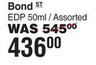 Yardley Bond ST  EDP Assorted 50ml