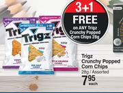 Trigz Crunchy Popped Corn Chips Assorted-28g Each