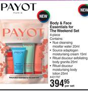 Payot Body & Face Essentials For The Weekend Set (4 Piece)-Per Set