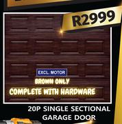 20P Single Sectional Garage Door
