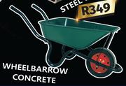 Wheel Barrow Concrete