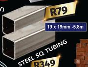 Steel Square Tubing 19 x 19mm-5.8m