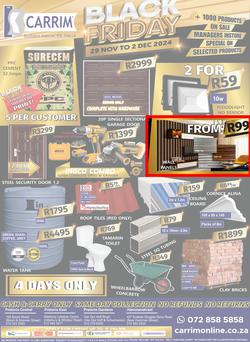 K Carrim Builders Mecca : Black Friday (29 November - 02 December 2024), page 1
