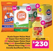 Nyala Super Maize Meal Or Super Sun Maize Meal Or Iwisa Super Maize Meal-5Kg All For