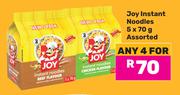 Joy Instant Noodles Assorted-For 4 x 5 x 70g