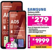 2 x Samsung Galaxy A05 Smartphone-On Flexi 150 + Flexi 80